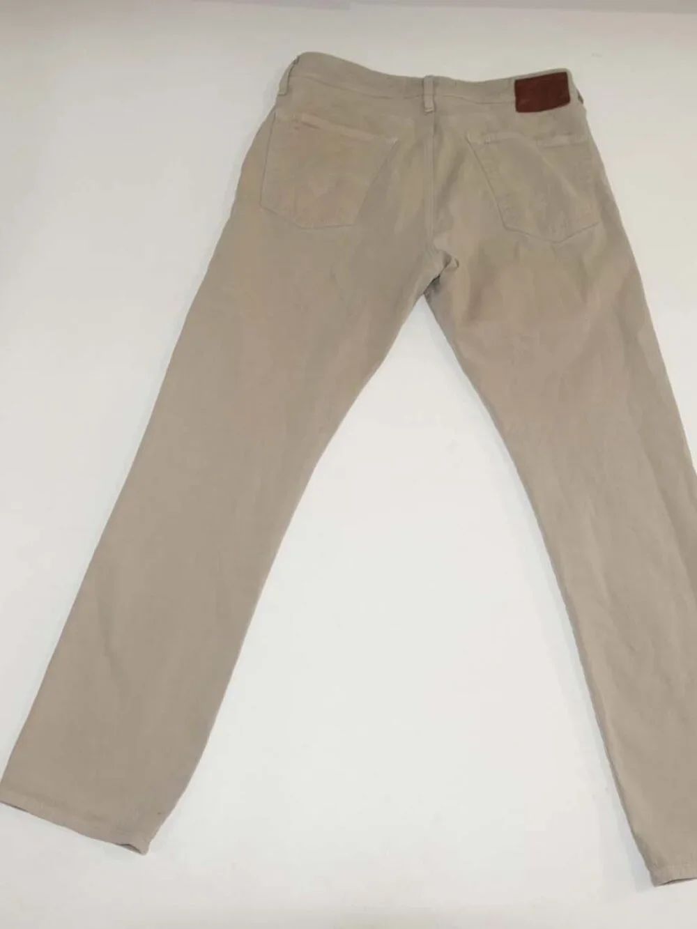 AG Adriano Goldschmied Men's The Graduate Tailored Leg Jeans Size 34 x 32 Beige